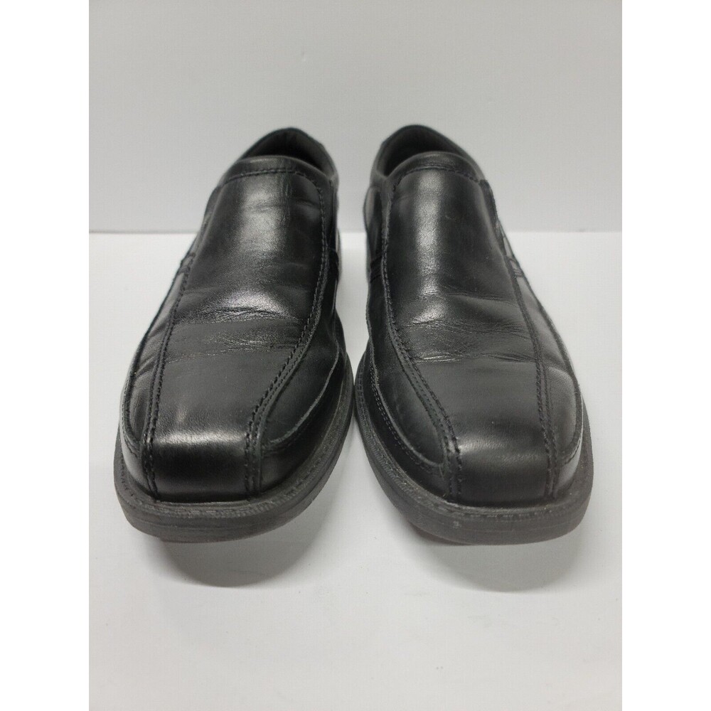 Rockport Trutech Men's Slip On Black Leather Dress Shoe Comfort Loafer Size 10 M
